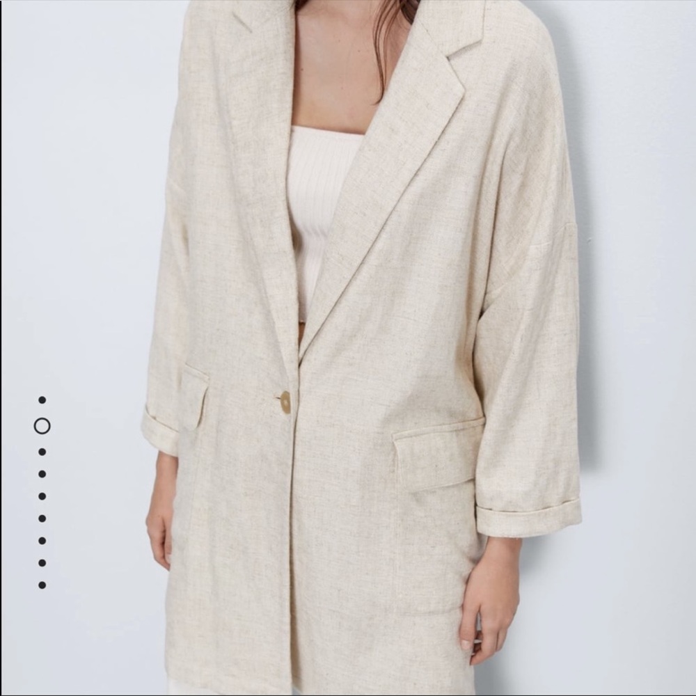 Linen Cardigan - Picture 2 of 5